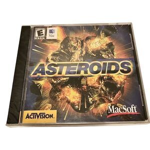 ACTIVISION 𝅺Macsoft Asteroids CD Game Arcade Adventure Power Macintosh Sealed